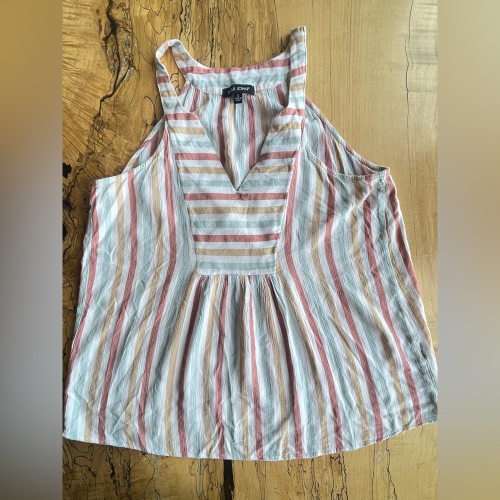 Dear John Women's Striped Sleeveless Top - Multicolor